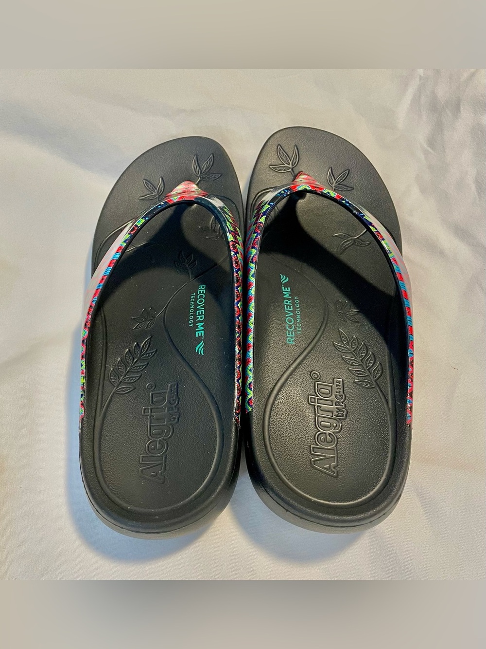 Alegria Ode Sayulita Nights Recovery Thong Sandal - Wmns Sz 8 - Multicolored